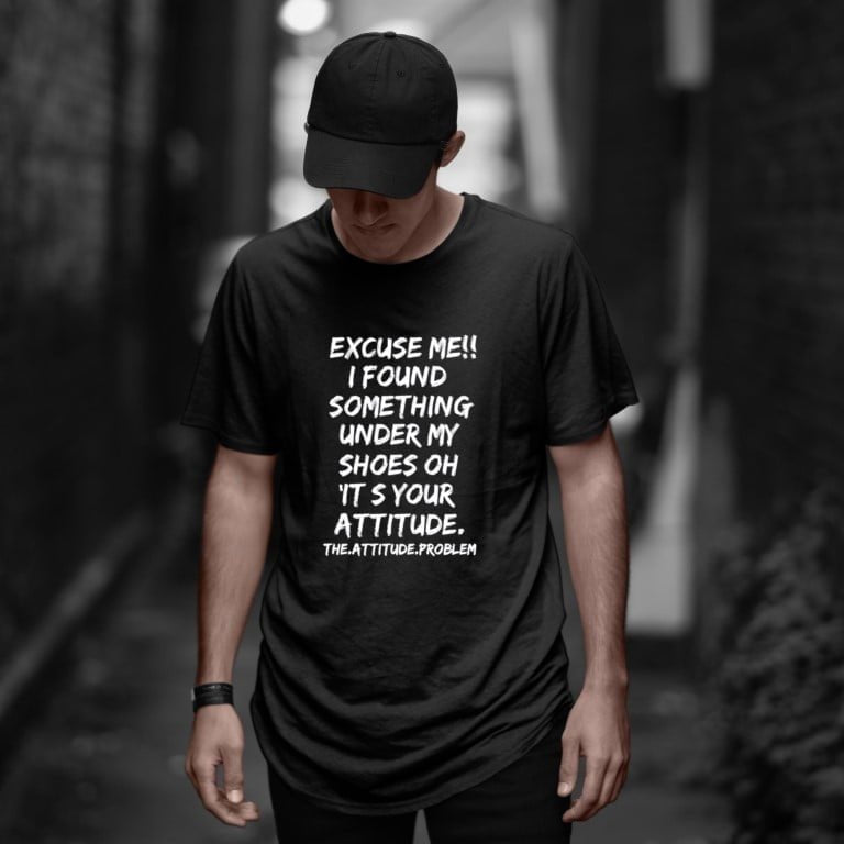 EXCUSE ME LONGLINE T-SHIRT
