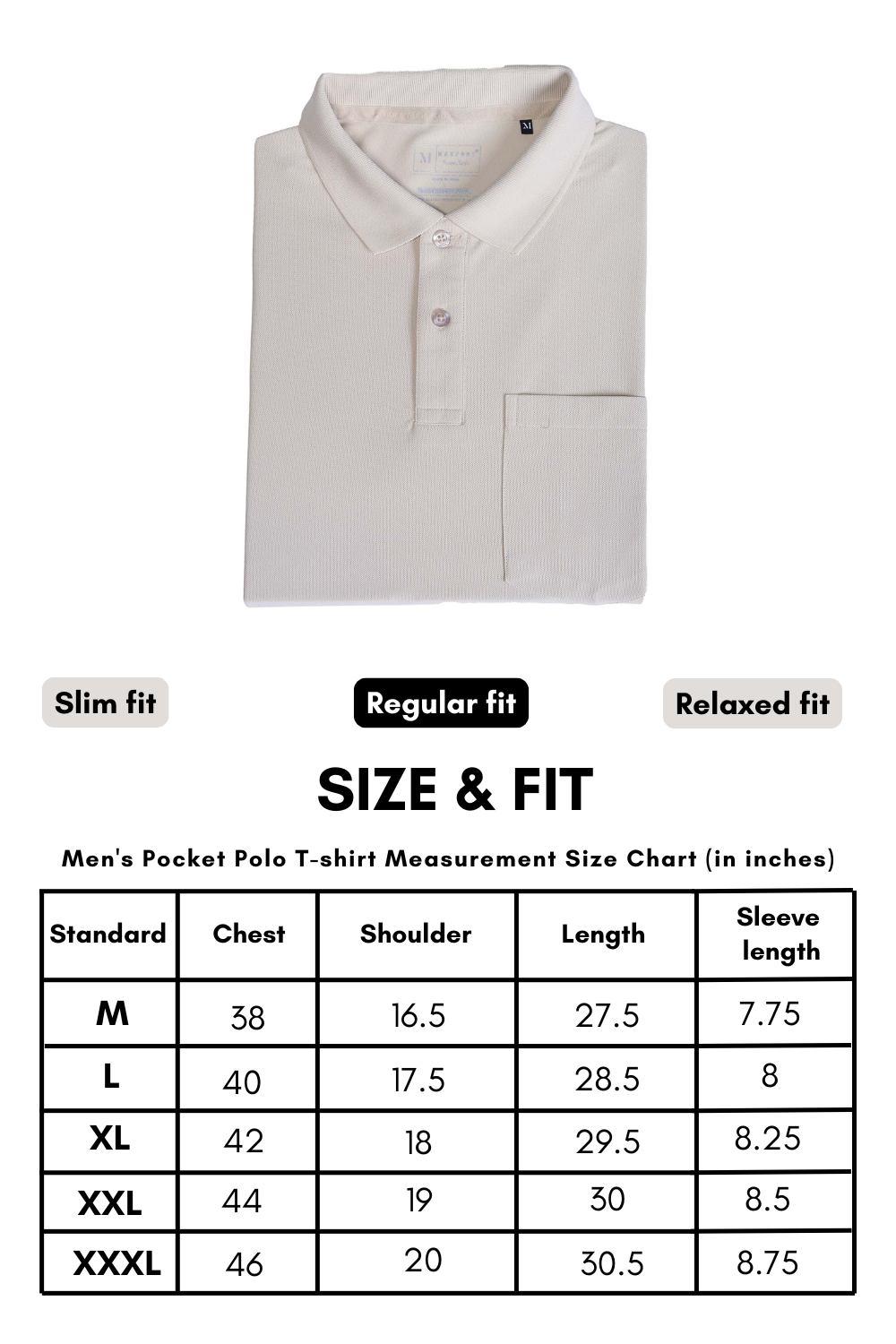 Soft Beige Smart Tech Pocket + Polo