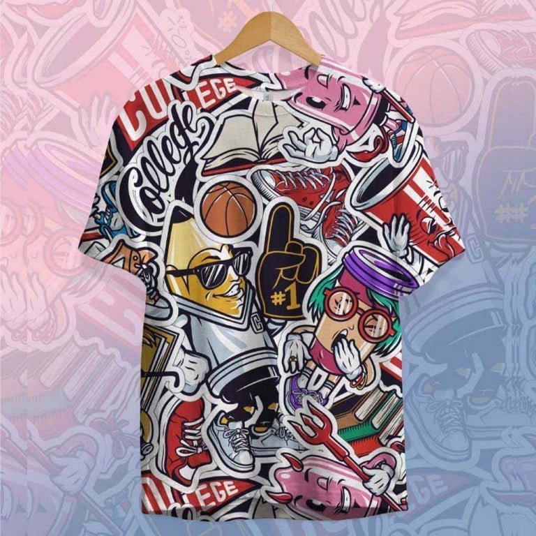 COOL STICKER T-SHIRT