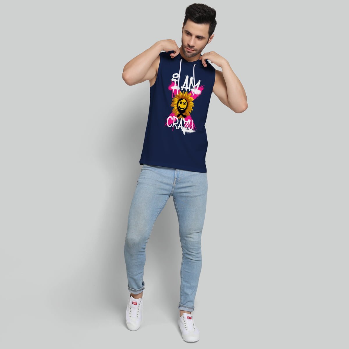 I AM CRAZY HOODIE SANDO