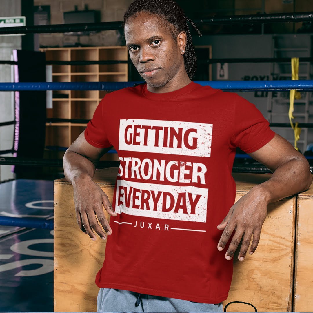 GETTING STRONGER EVERYDAY T-SHIRT