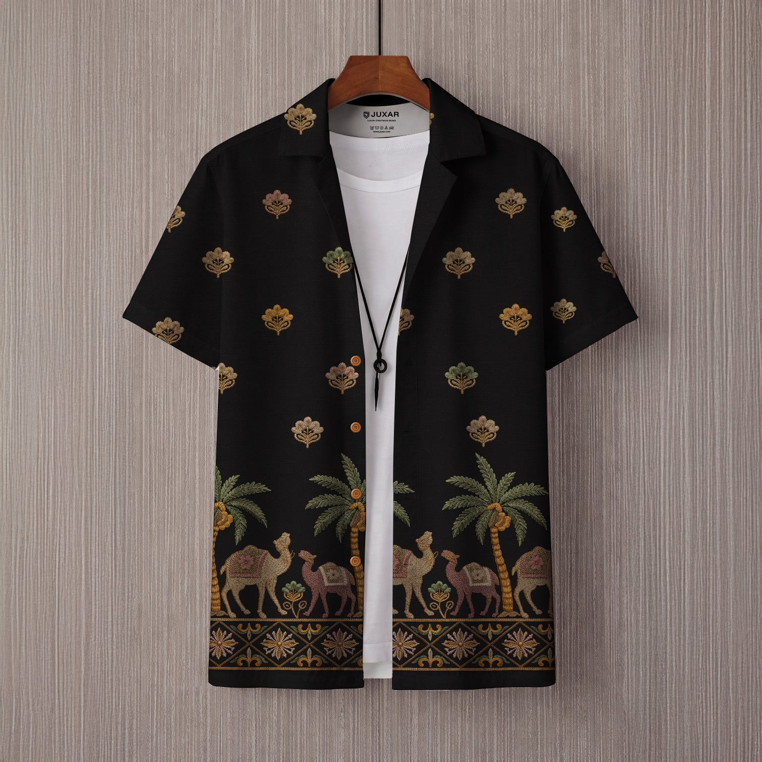 DESERT CULTURE EMBROIDERED OVERSIZE SHIRT