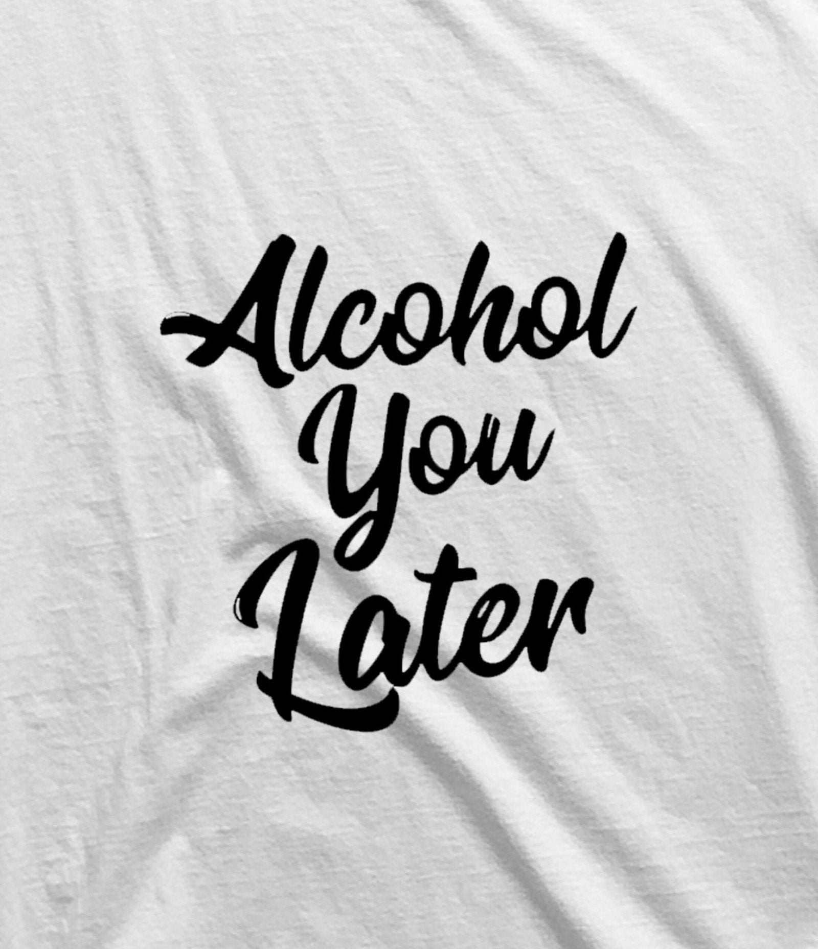 ALCOHOL - LONGLINE T-SHIRT