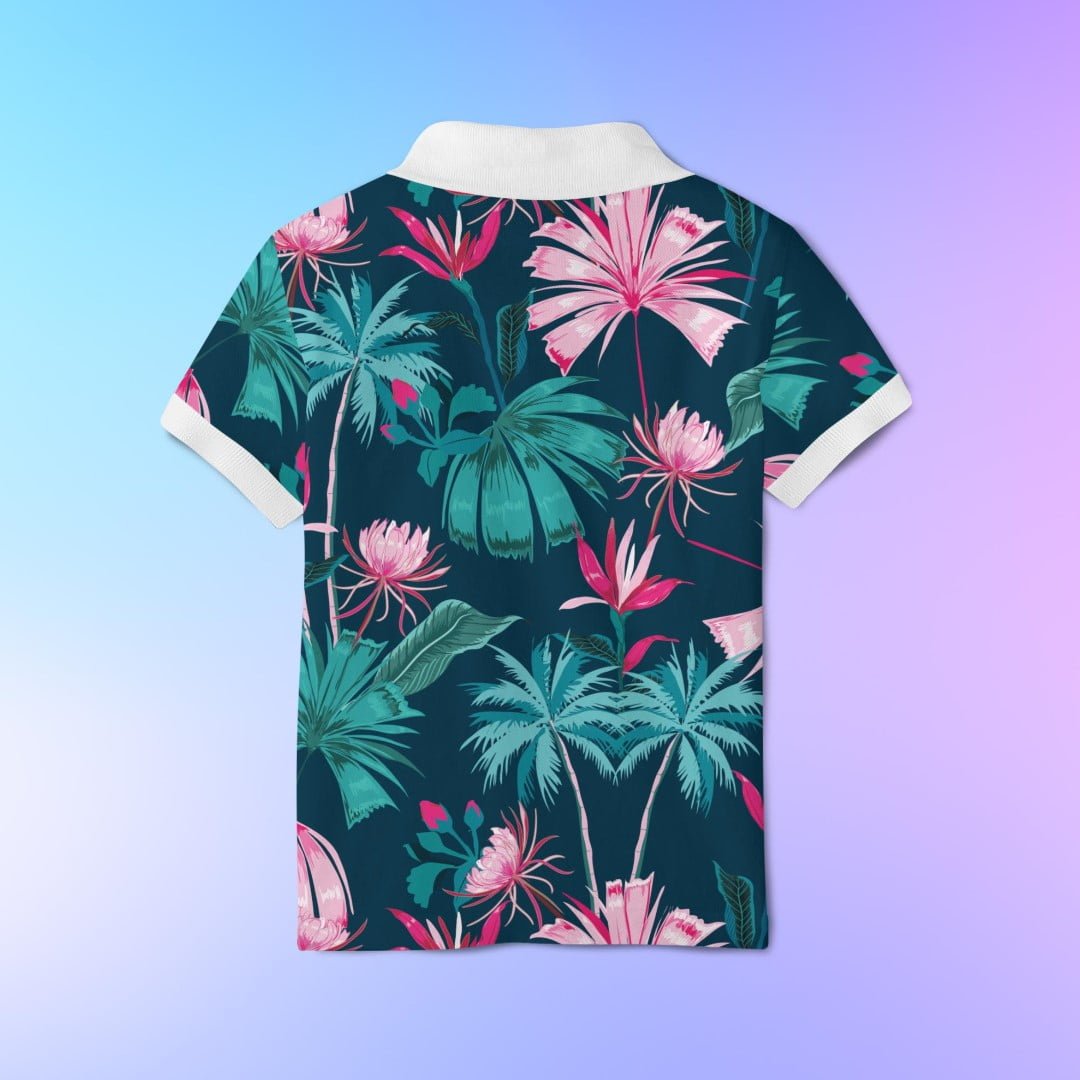 ARTISTIC RETRO POLO T-SHIRT