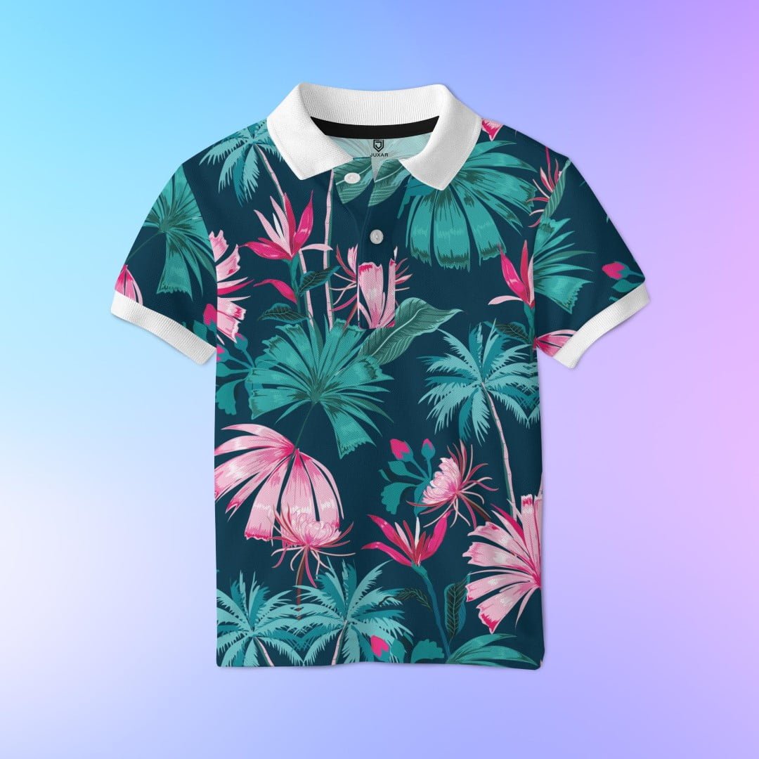 ARTISTIC RETRO POLO T-SHIRT