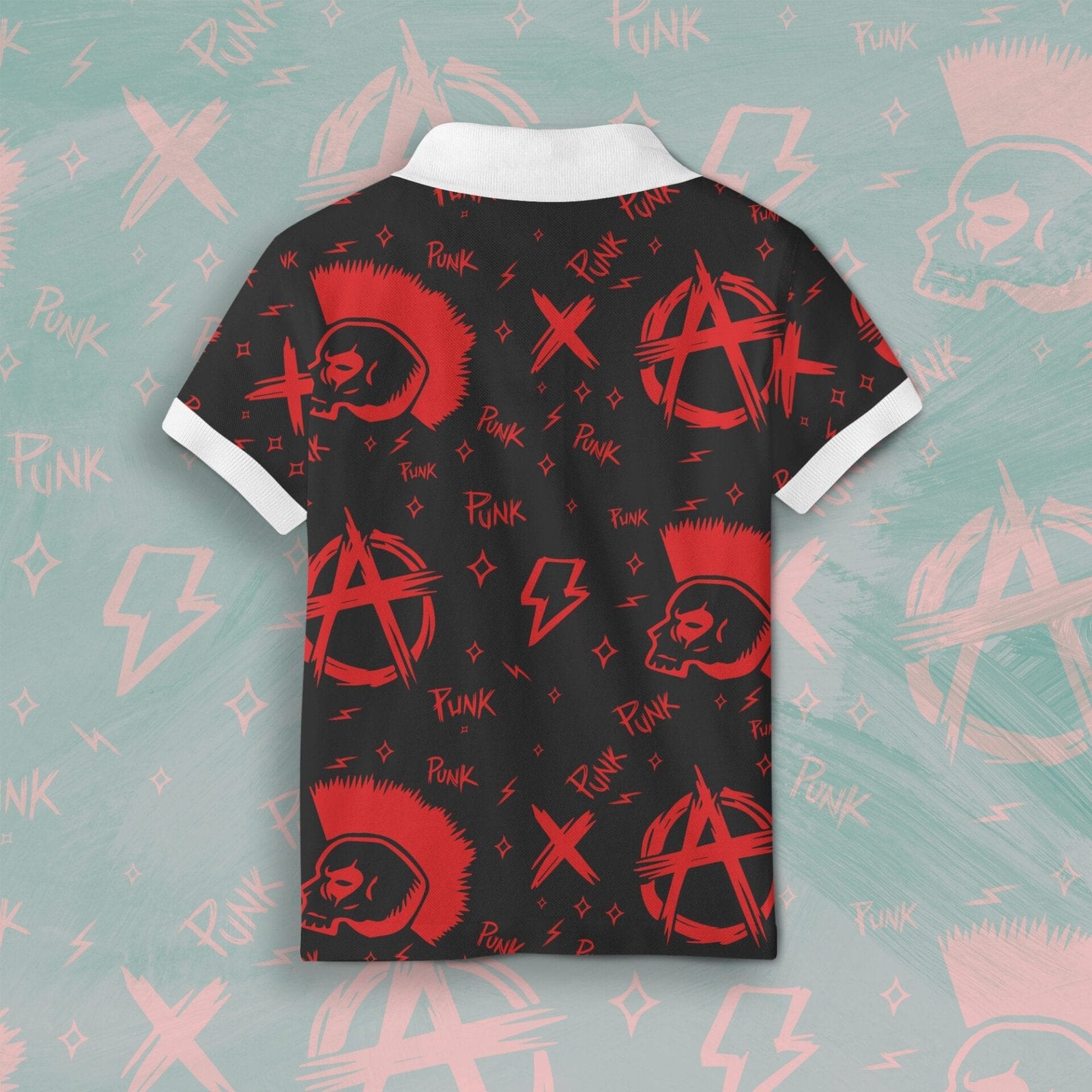 PUNK ANARCHIST POLO T-SHIRT