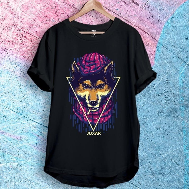 Black Fox - LONGLINE T-SHIRT