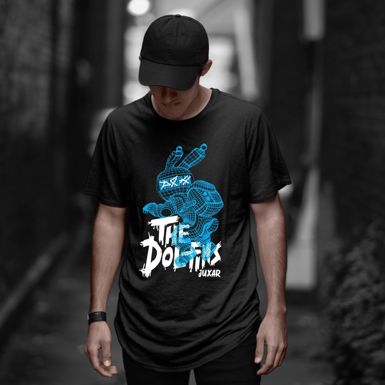 MESH BUNNY LONGLINE T-SHIRT