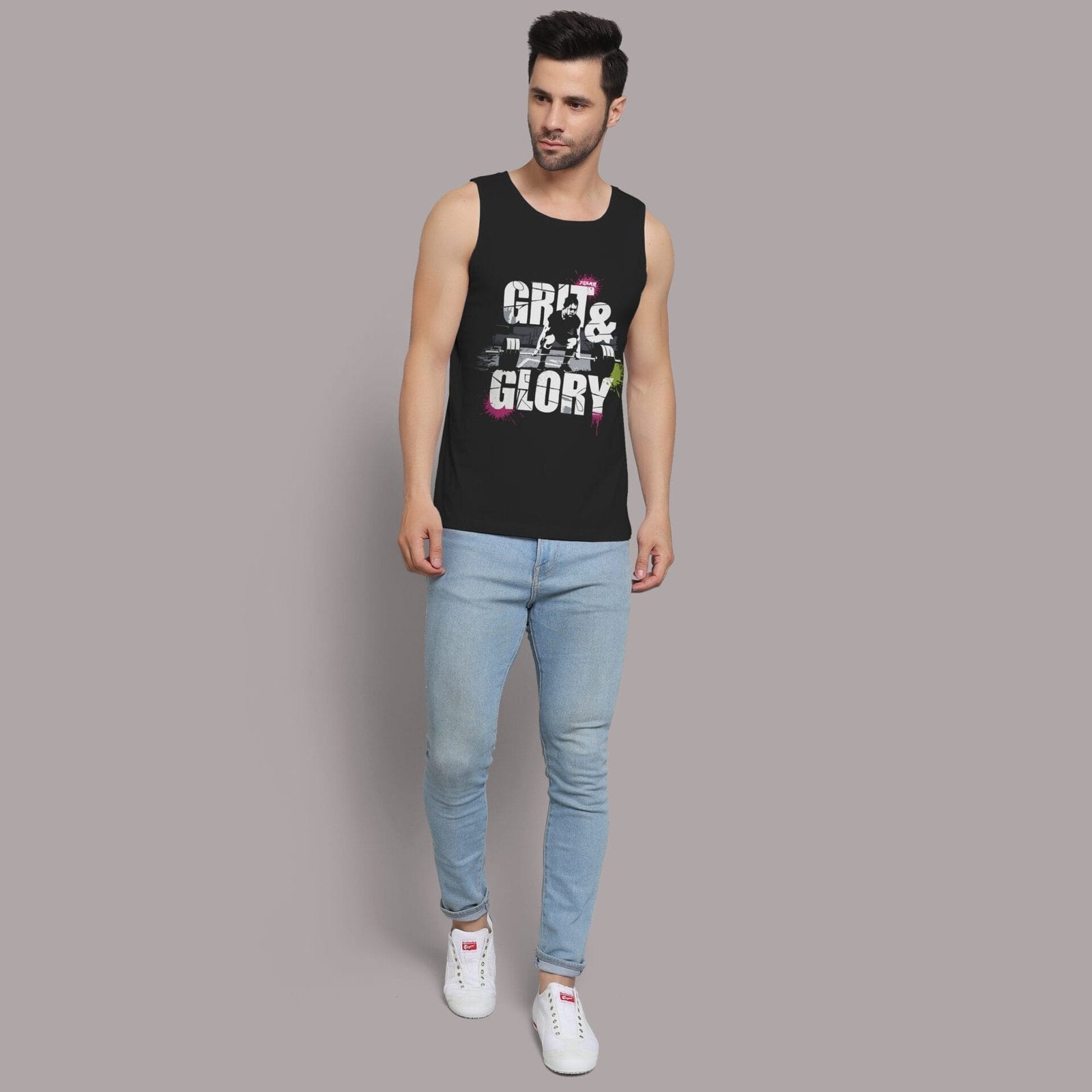 GRIT & GLORY MEN GYM SANDO