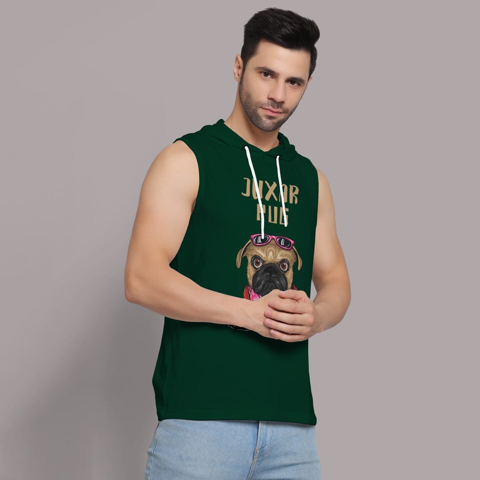JUXAR PUG HOODIE SANDO