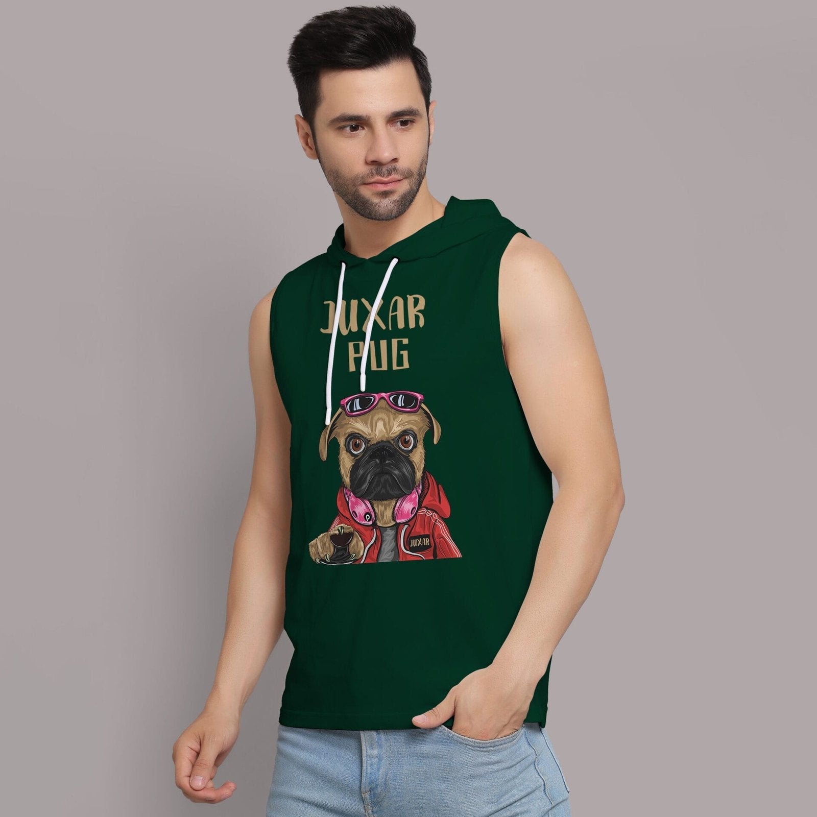 JUXAR PUG HOODIE SANDO
