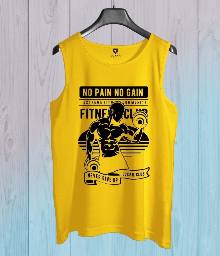 EXTREME FITNESS YELLOW SANDO