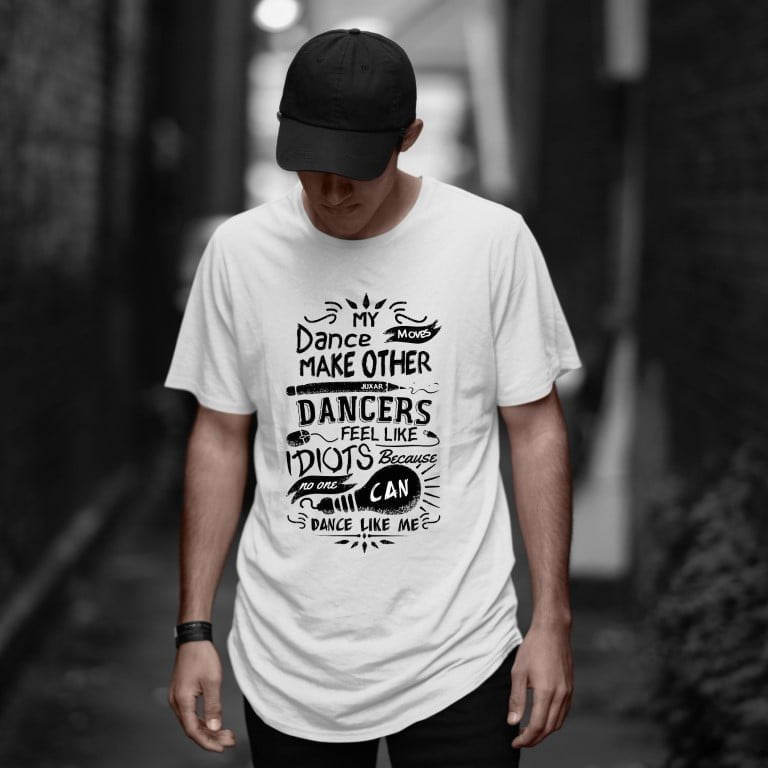DANCE AND DANCERS LONGLINE T-SHIRT