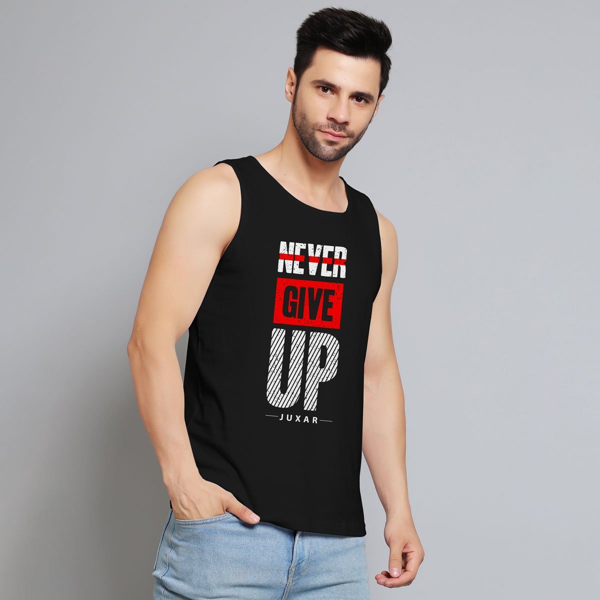NEVER GIVE UP BLACK