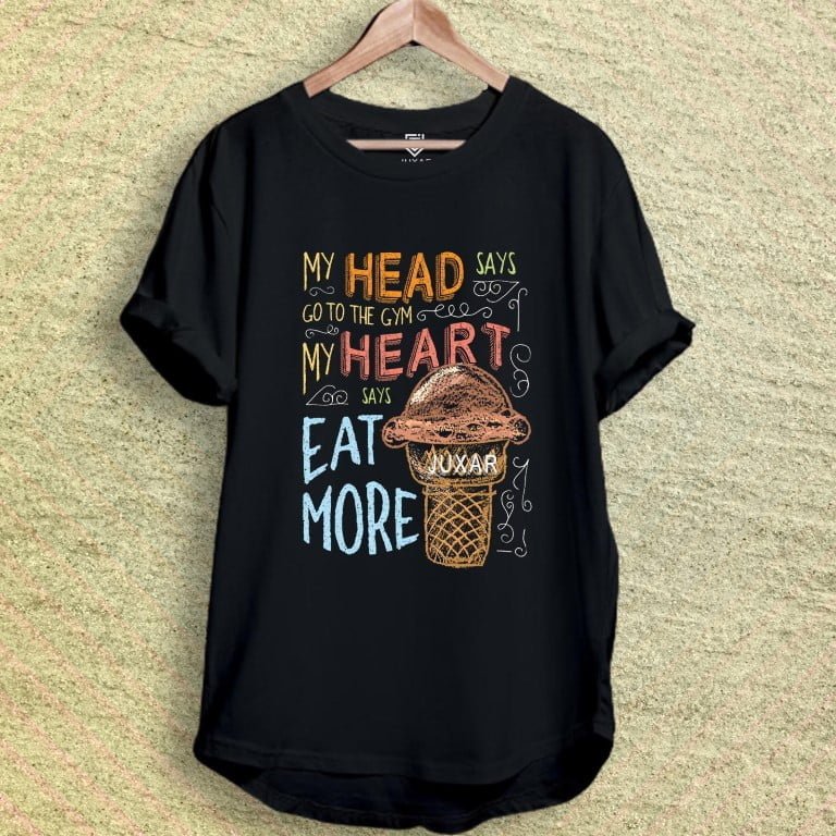 Head v/s Heart- LONGLINE T-SHIRT