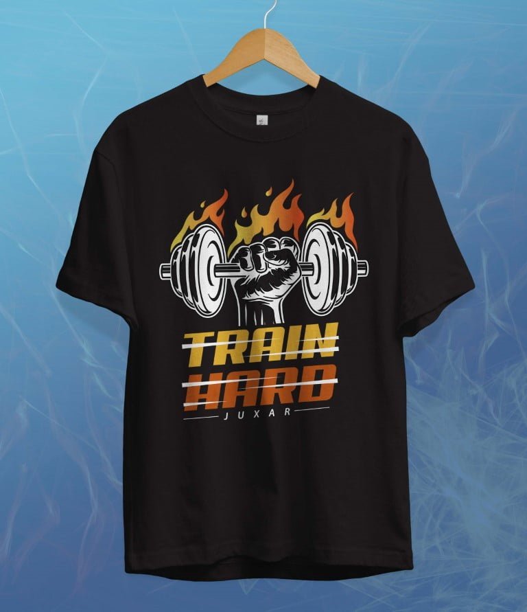 TRAIN HARD T-SHIRT
