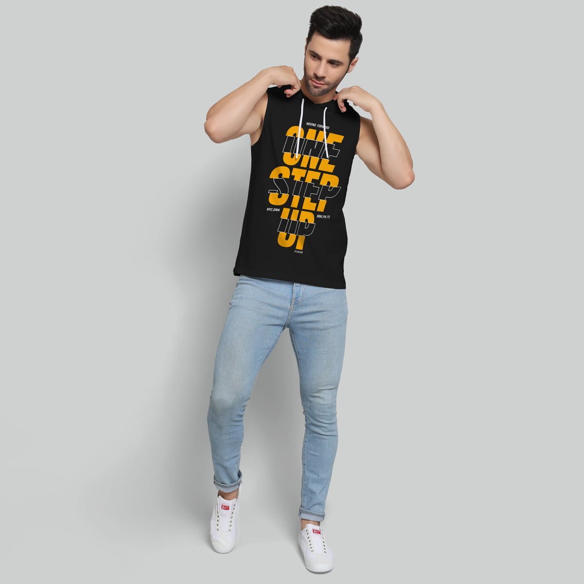ONE STEP UP HOODIE SANDO
