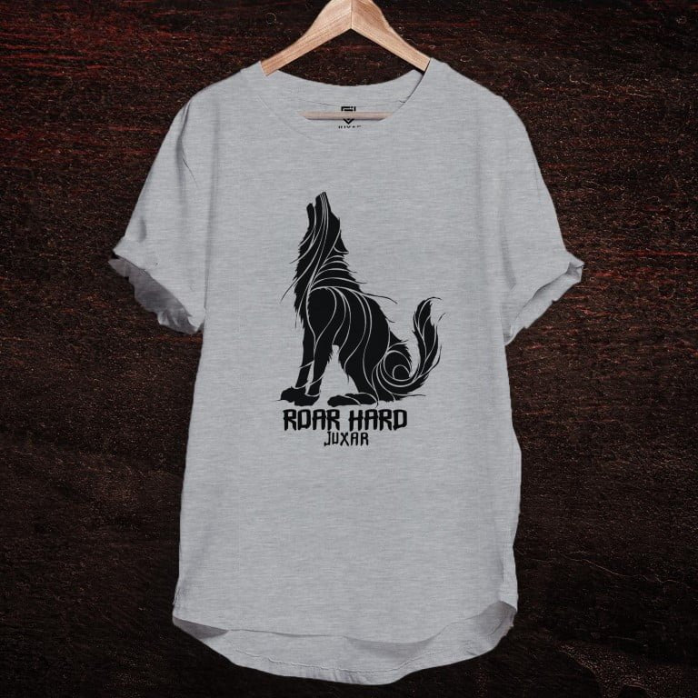 ROAR HARD LONGLINE T-SHIRT
