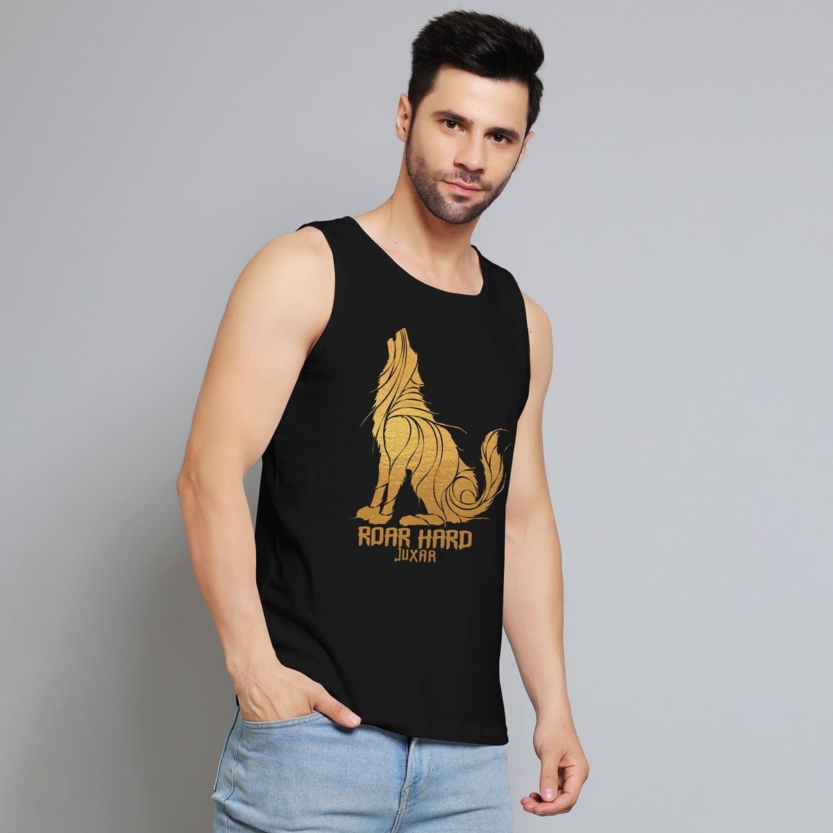ROAR HARD BLACK SANDO