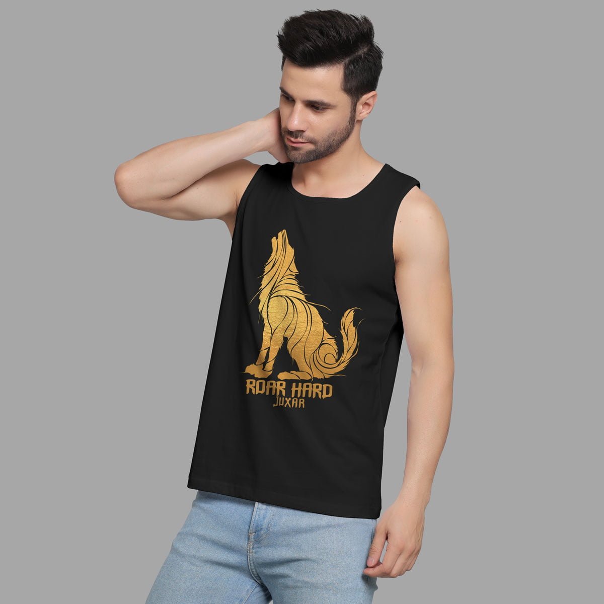 ROAR HARD BLACK SANDO
