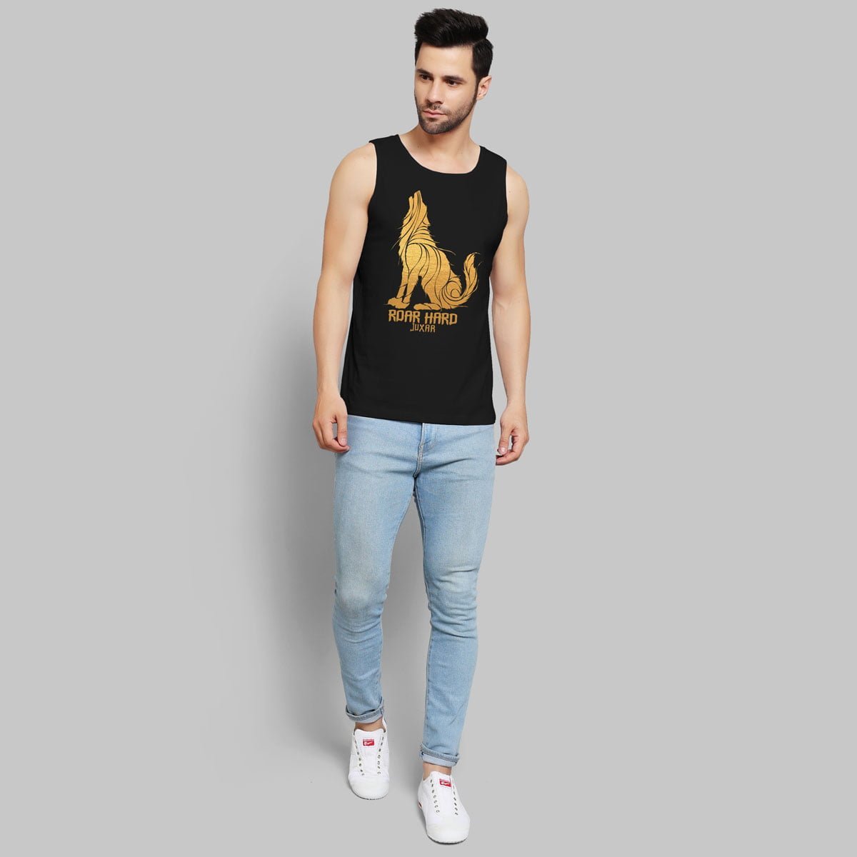 ROAR HARD BLACK SANDO