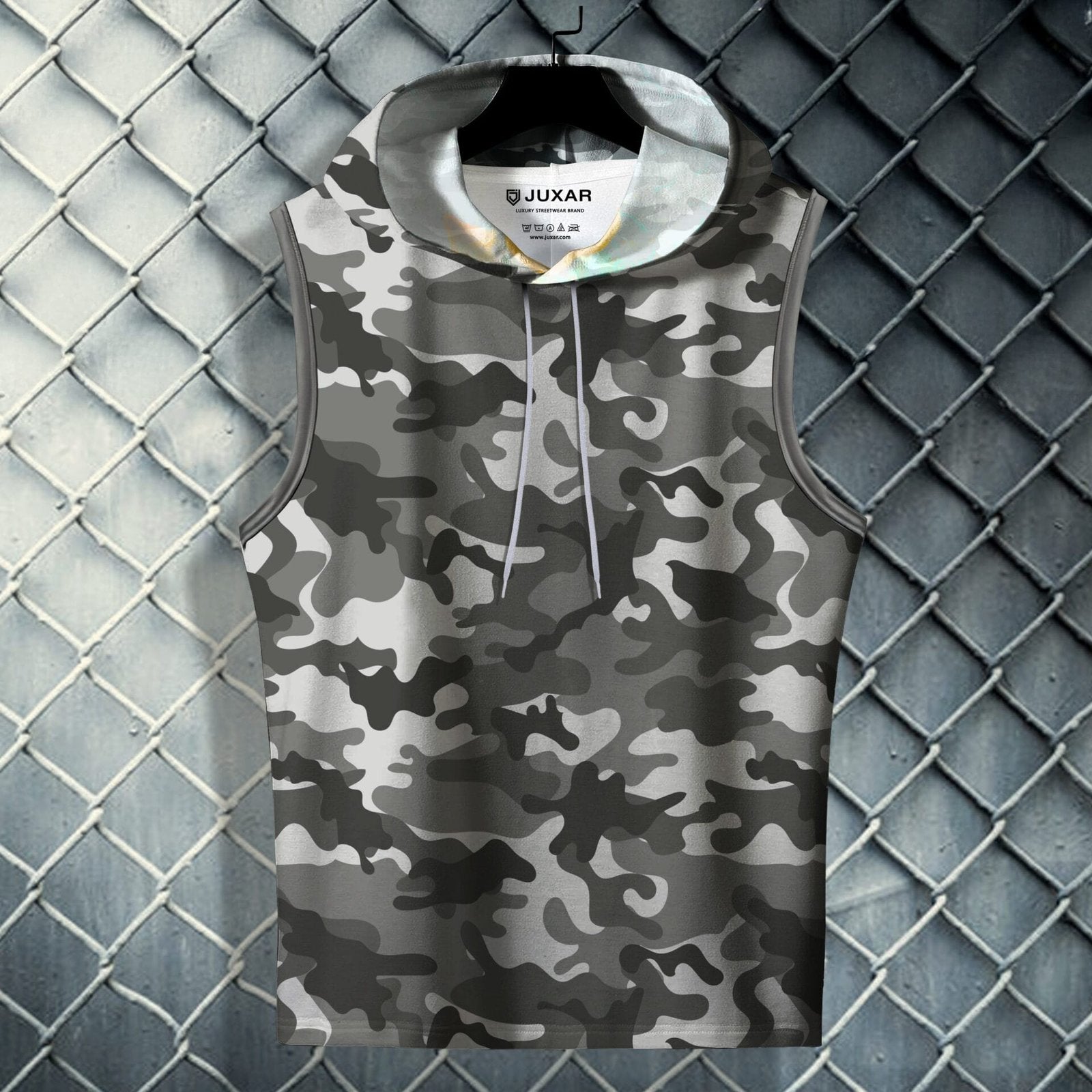 CAMOUFLAGE HOODIE SANDO