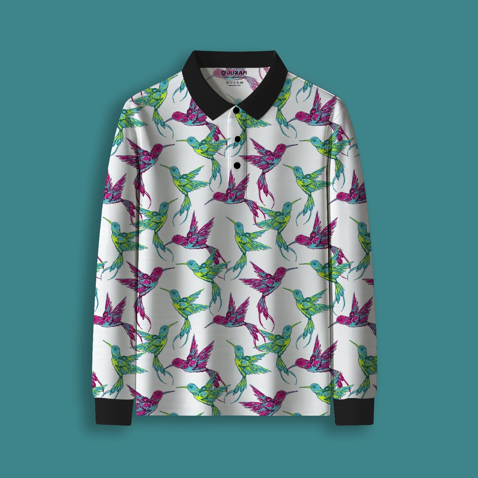 PARADISE WINGS FULL SLEEVE POLO T-SHIRT