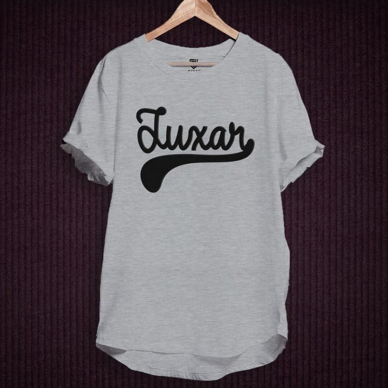 JUXAR BLACK VELVET TOUCH LONGLINE T-SHIRT