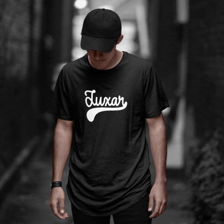JUXAR WHITE VELVET TOUCH LONGLINE T-SHIRT
