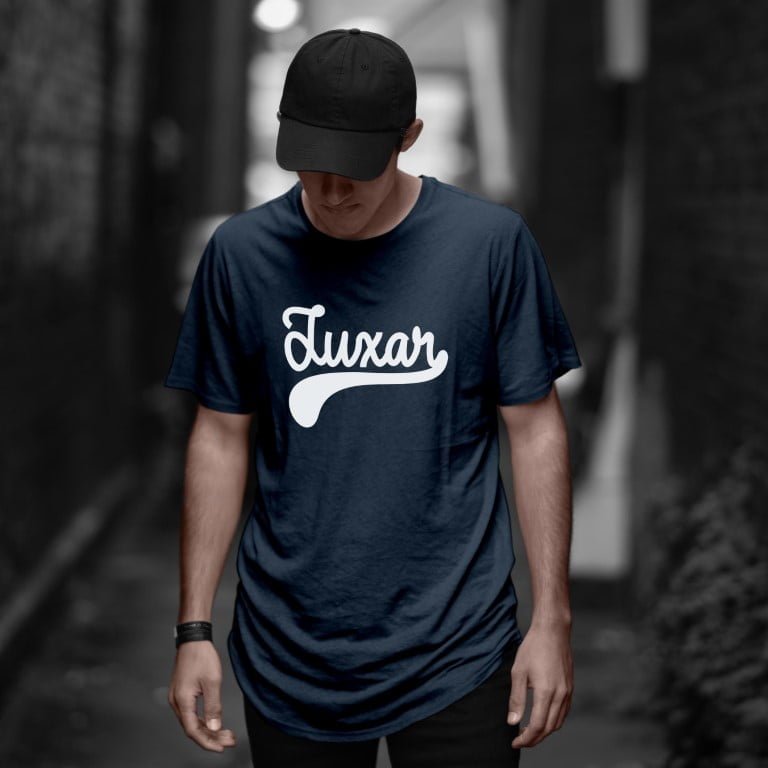 JUXAR WHITE VELVET TOUCH LONGLINE T-SHIRT