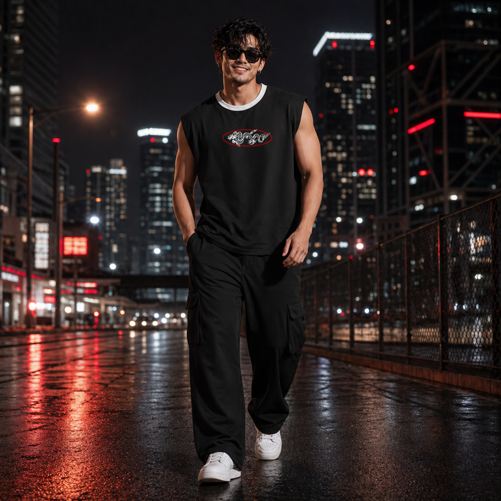 DRAGON WARRIOR OVERSIZE SANDO