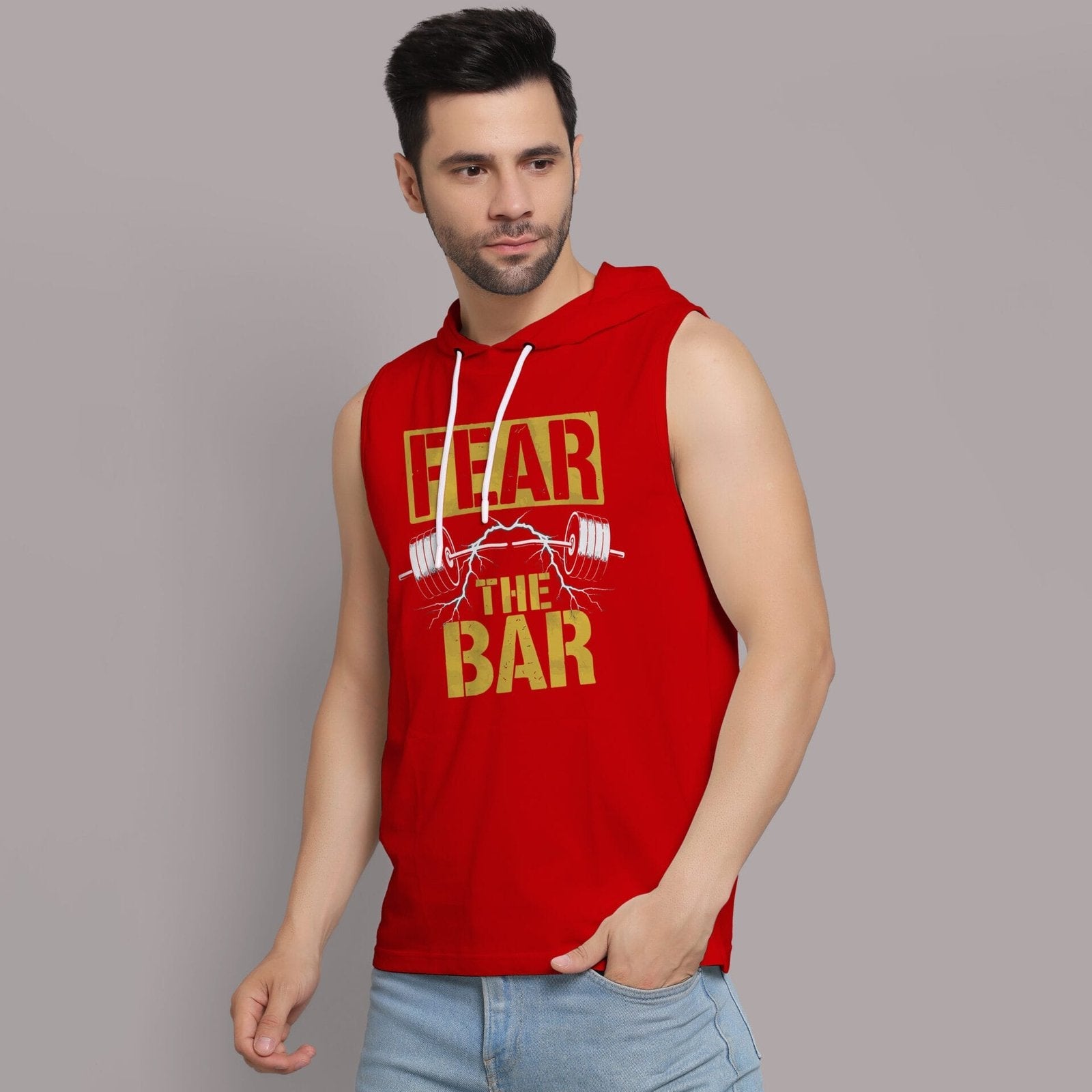 FEAR THE BAR GYM HOODIED SANDO