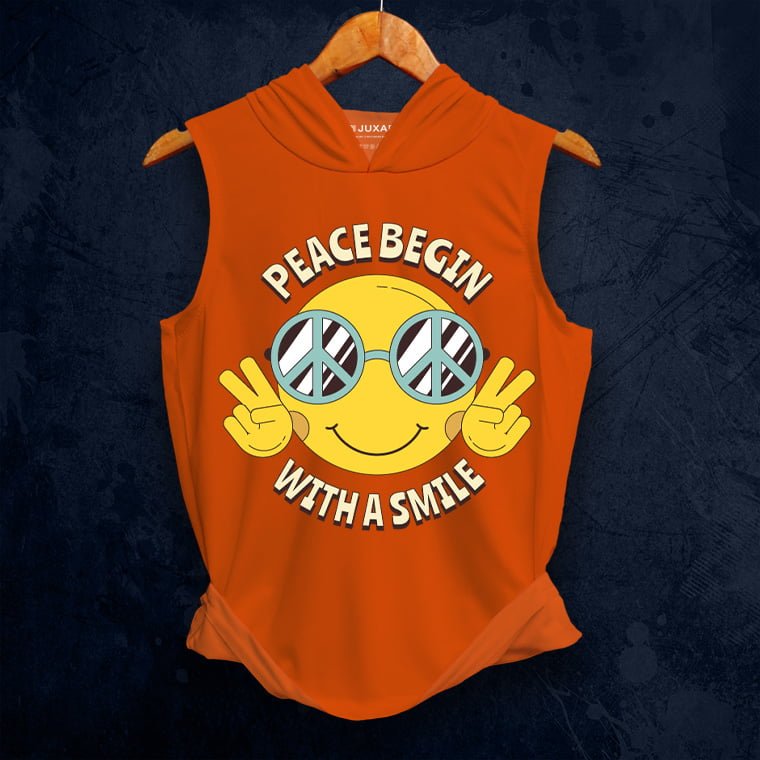 PEACE BEGIN HOODIE SANDO