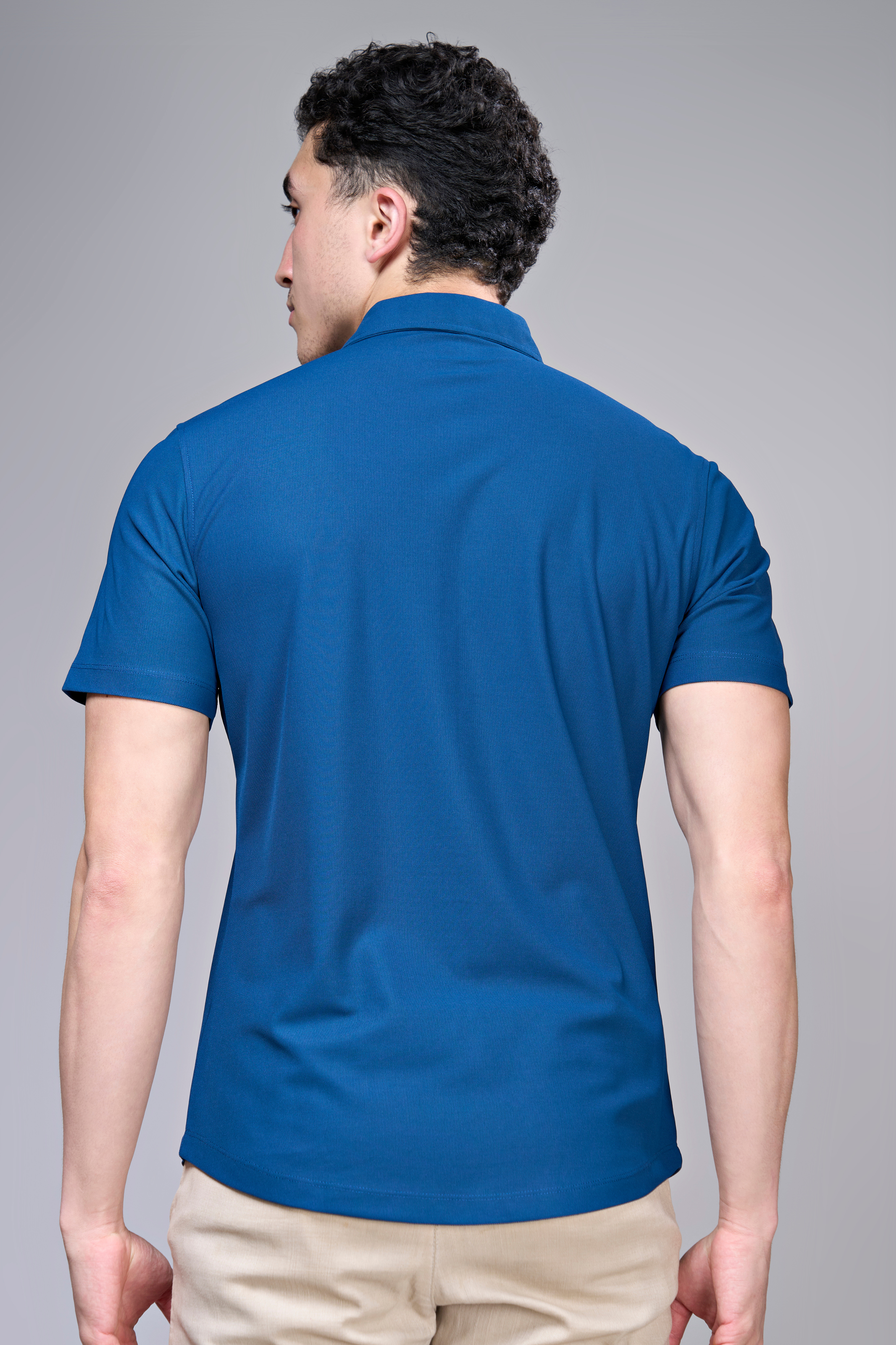 Teal Navy Smart Tech Shirt