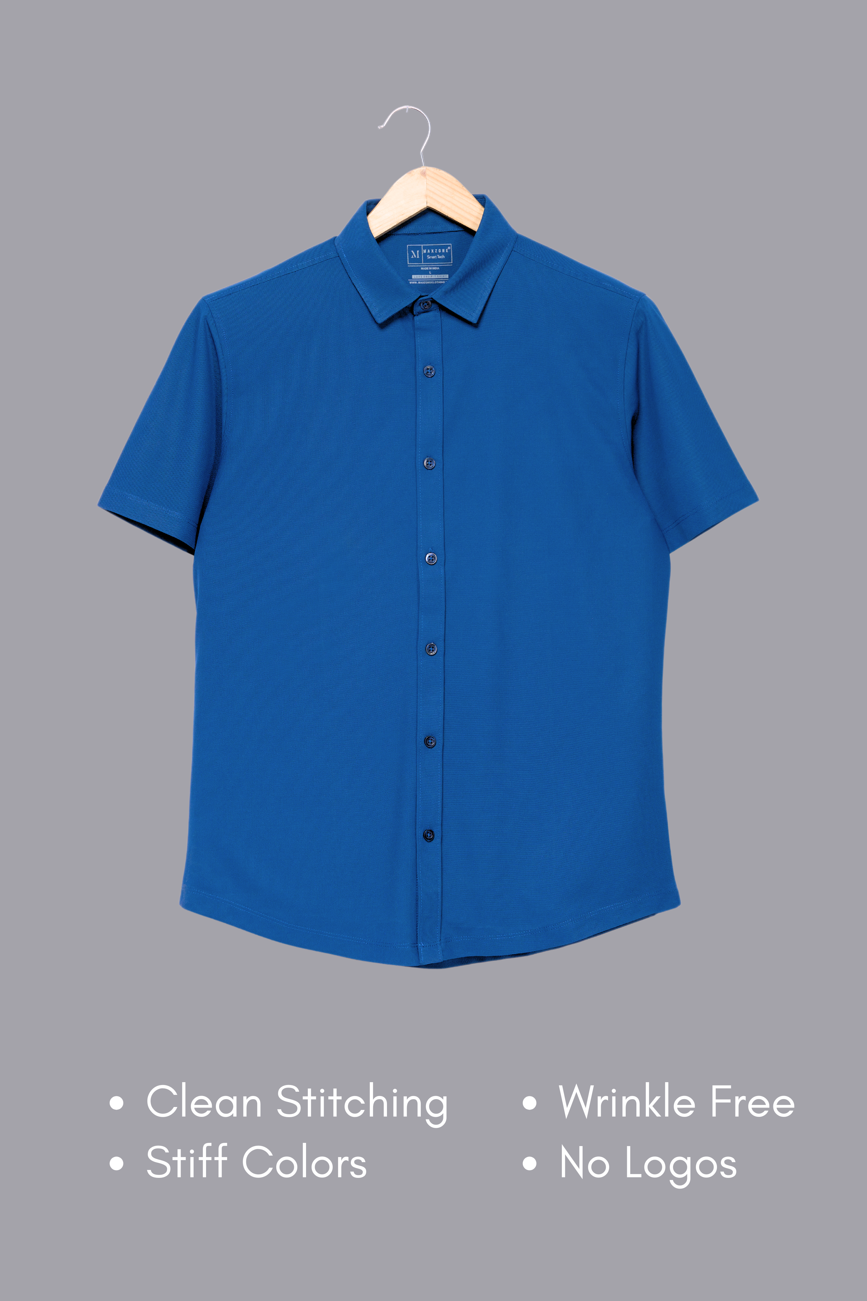 Teal Navy Smart Tech Shirt