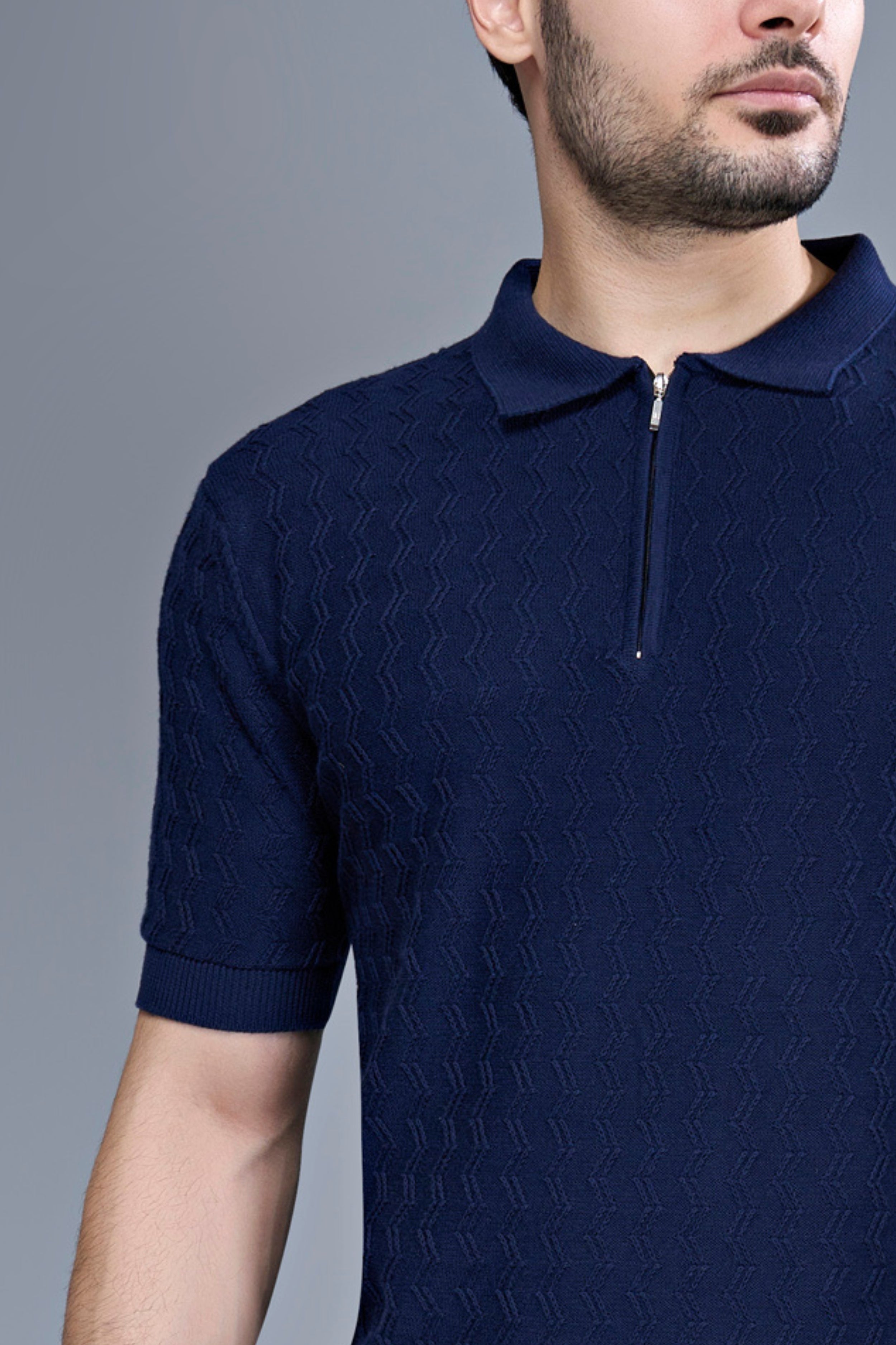 Atlantic Teal - Luxe Knitted Polo