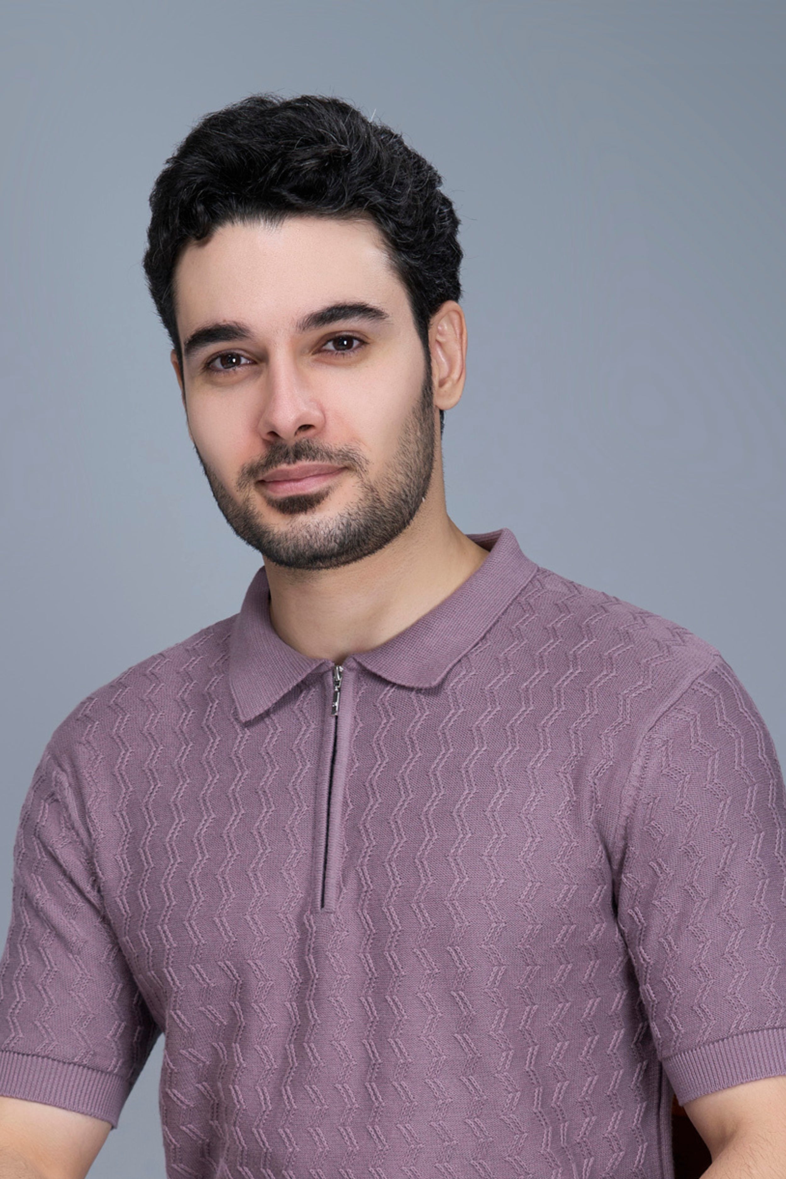 Light Pink - Luxe Knitted Polo