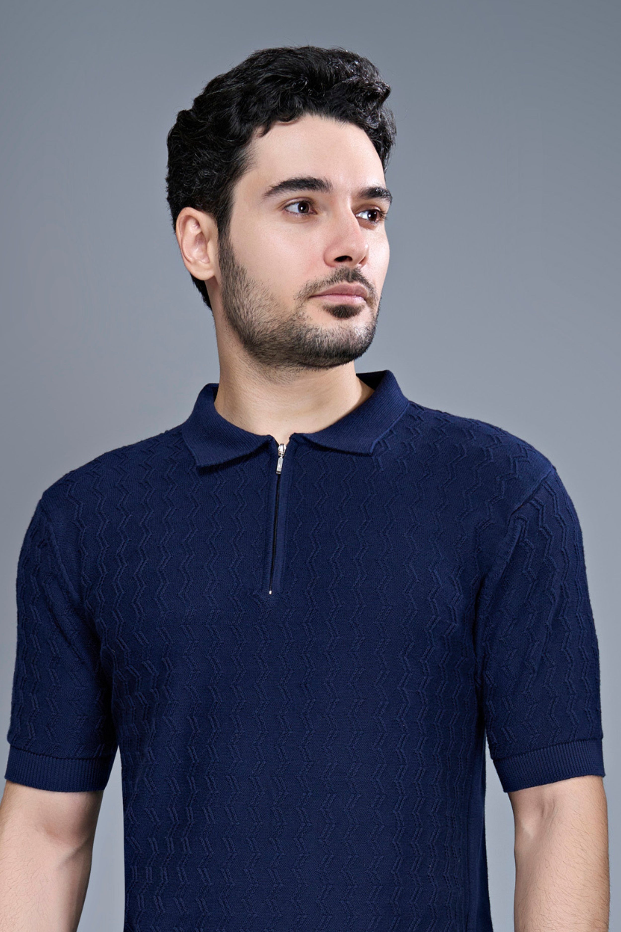 Atlantic Teal - Luxe Knitted Polo