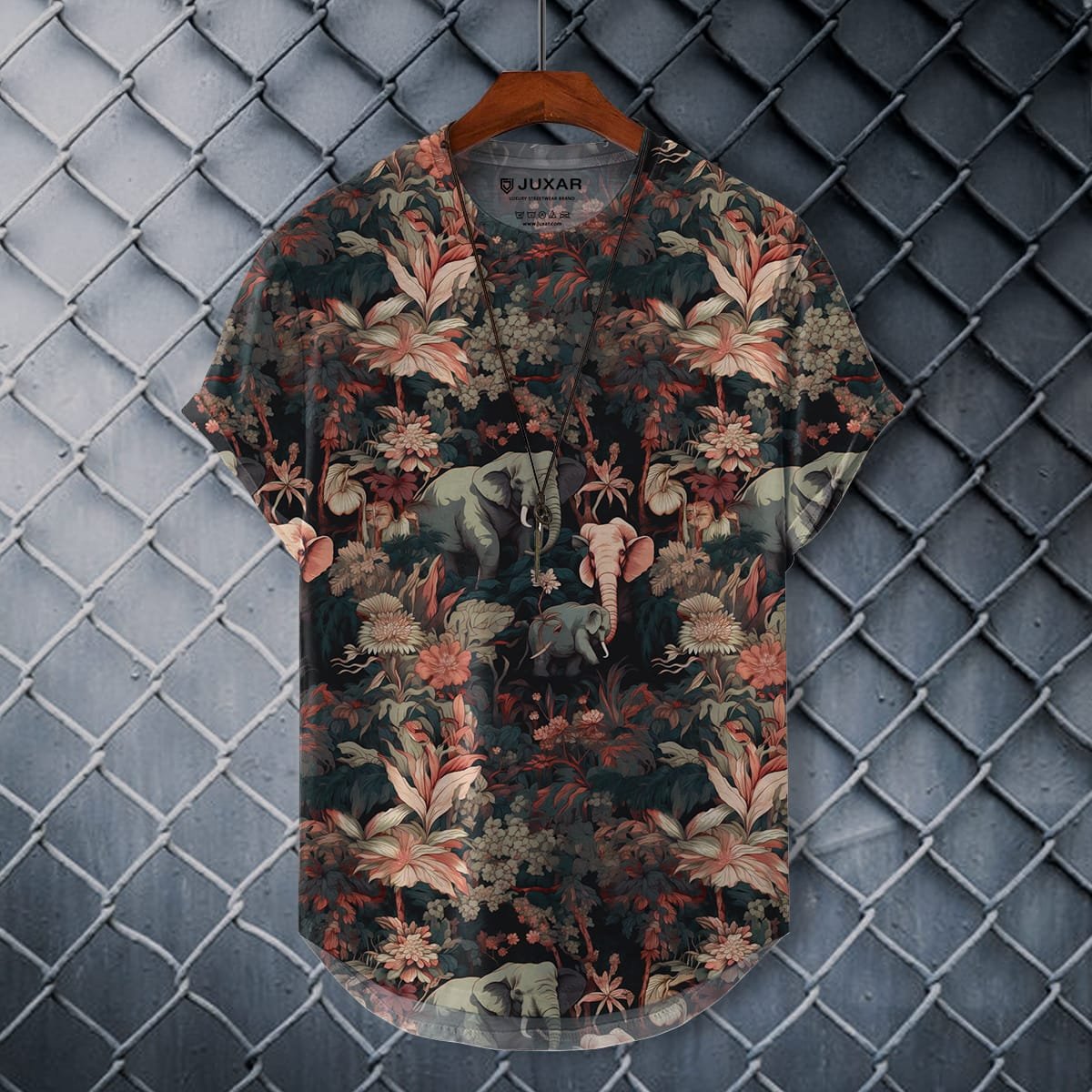 JUNGLE DRIFT LONGLINE T-SHIRT