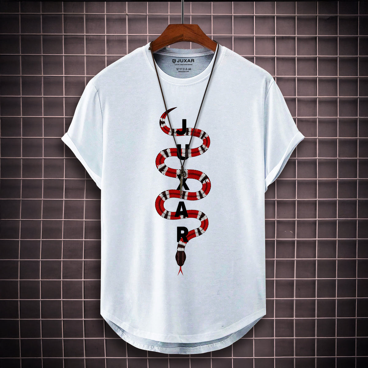 JUXAR SNAKE LONGLINE T-SHIRT