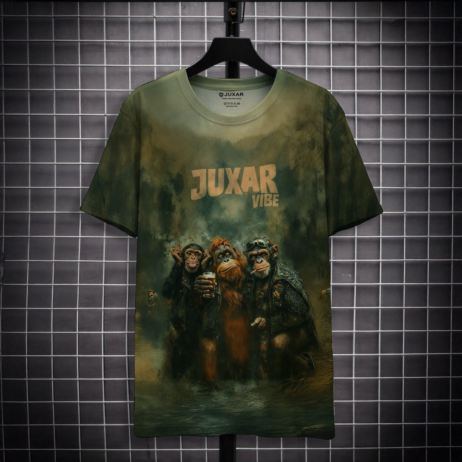 JUXAR CHILL VIBE PRINTED T-SHIRT