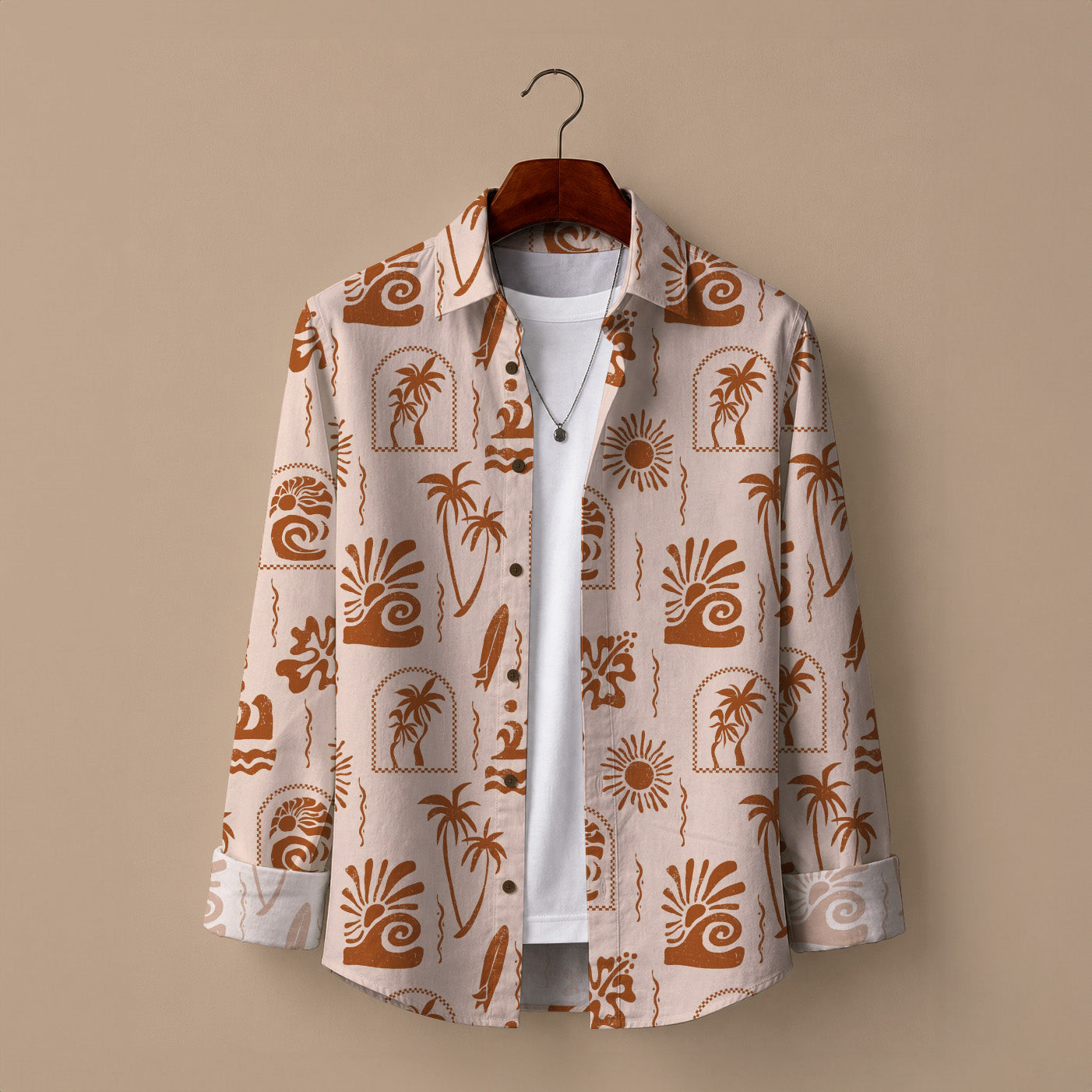 BECH TEXTURE FULL SLEEVE SHIRT