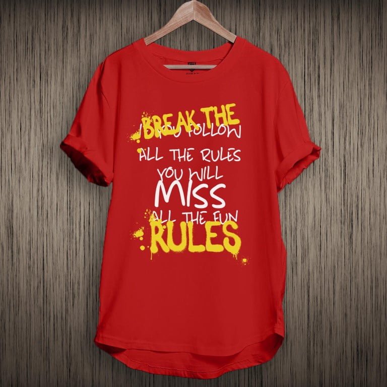 RULES LONGLINE T-SHIRT