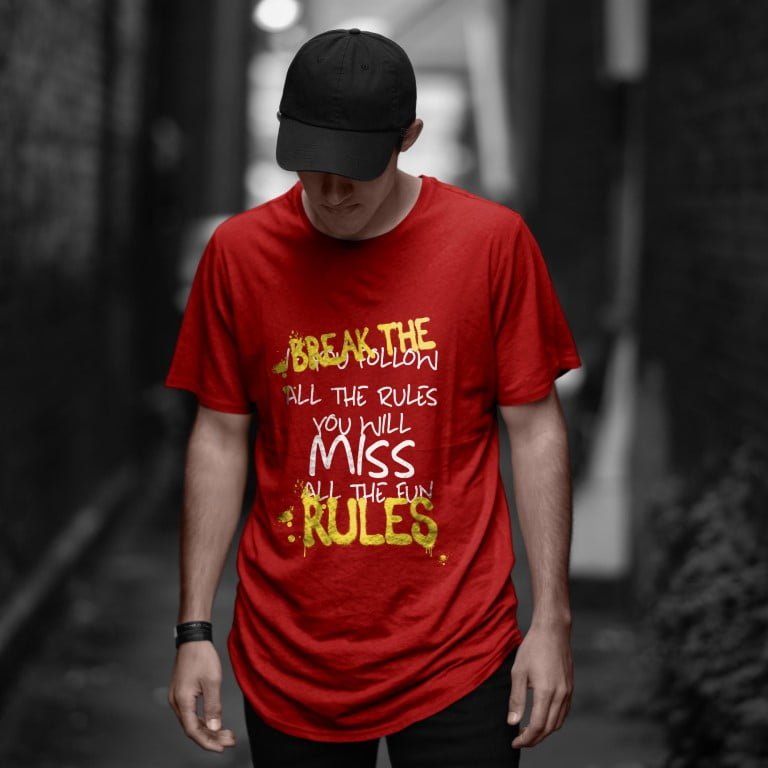 RULES LONGLINE T-SHIRT