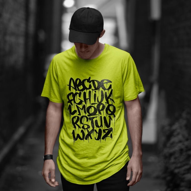 COMIC DOODLE LONGLINE T-SHIRT