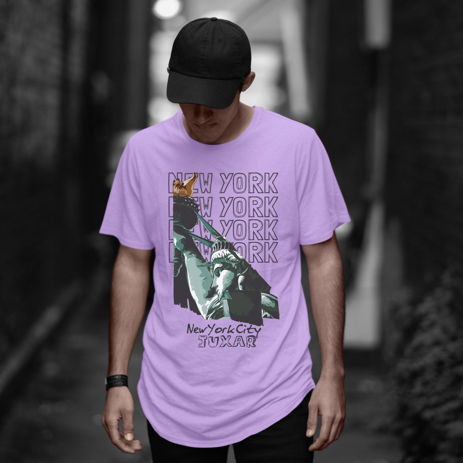NYC-13 JUXAR LONGLINE T-SHIRT