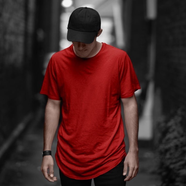 PLAIN JUXAR LONGLINE T-SHIRT