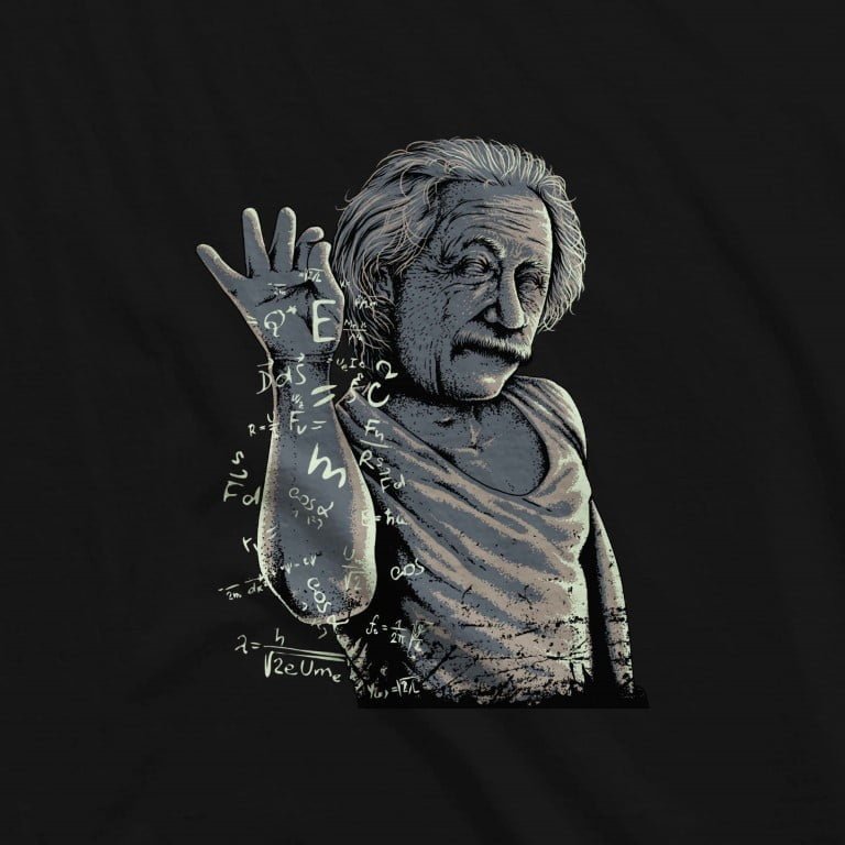 EINSTEIN LONGLINE T-SHIRT