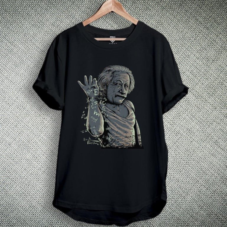 EINSTEIN LONGLINE T-SHIRT
