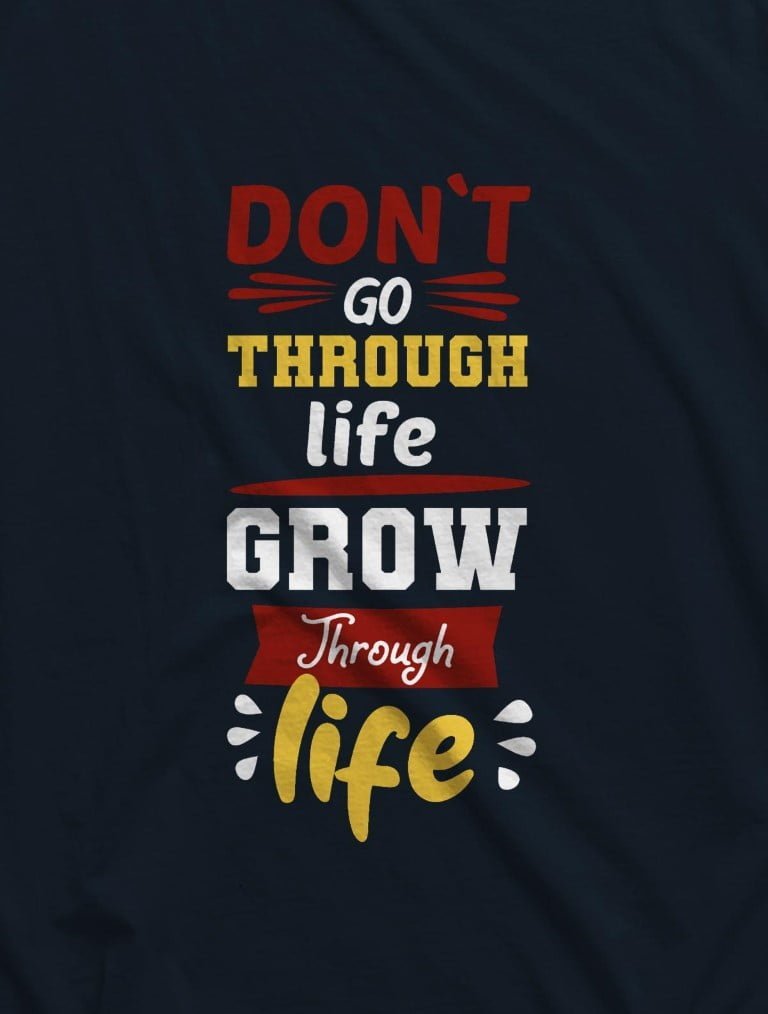 LIFE - LONGLINE T-SHIRT